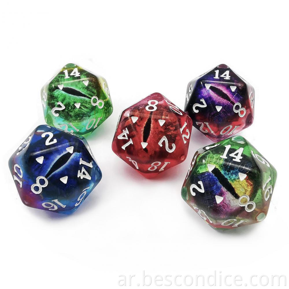 Polyhedral Dragon Eye Dice 20 Sides 1